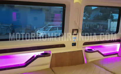 9 seater force luxury caravan with toilet washroom kitchen sunroof booking in india
