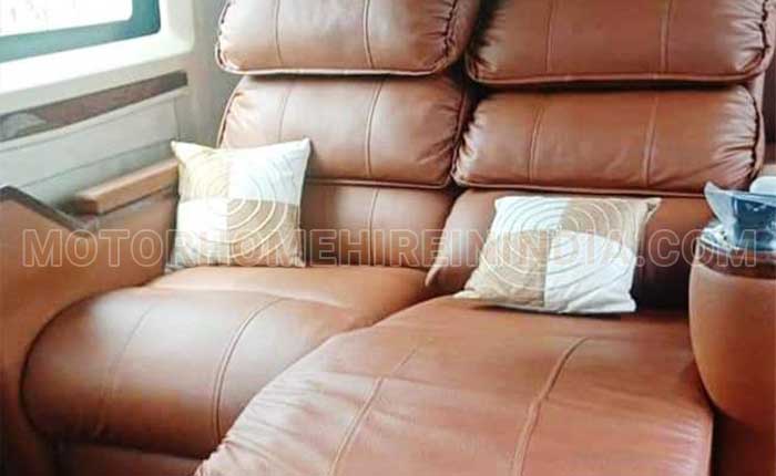 5 seater caravan with bed sofa and reclining seats hire delhi