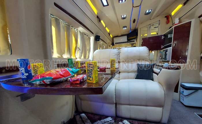 8 seater premium vanity van with toilet washrom on hire in delhi